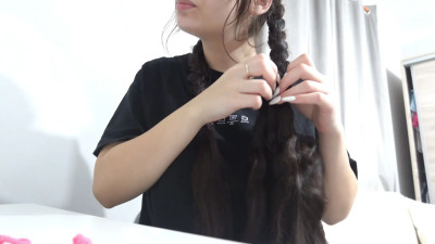 AmayaMori - My stepsister combs her hair and does her makeup