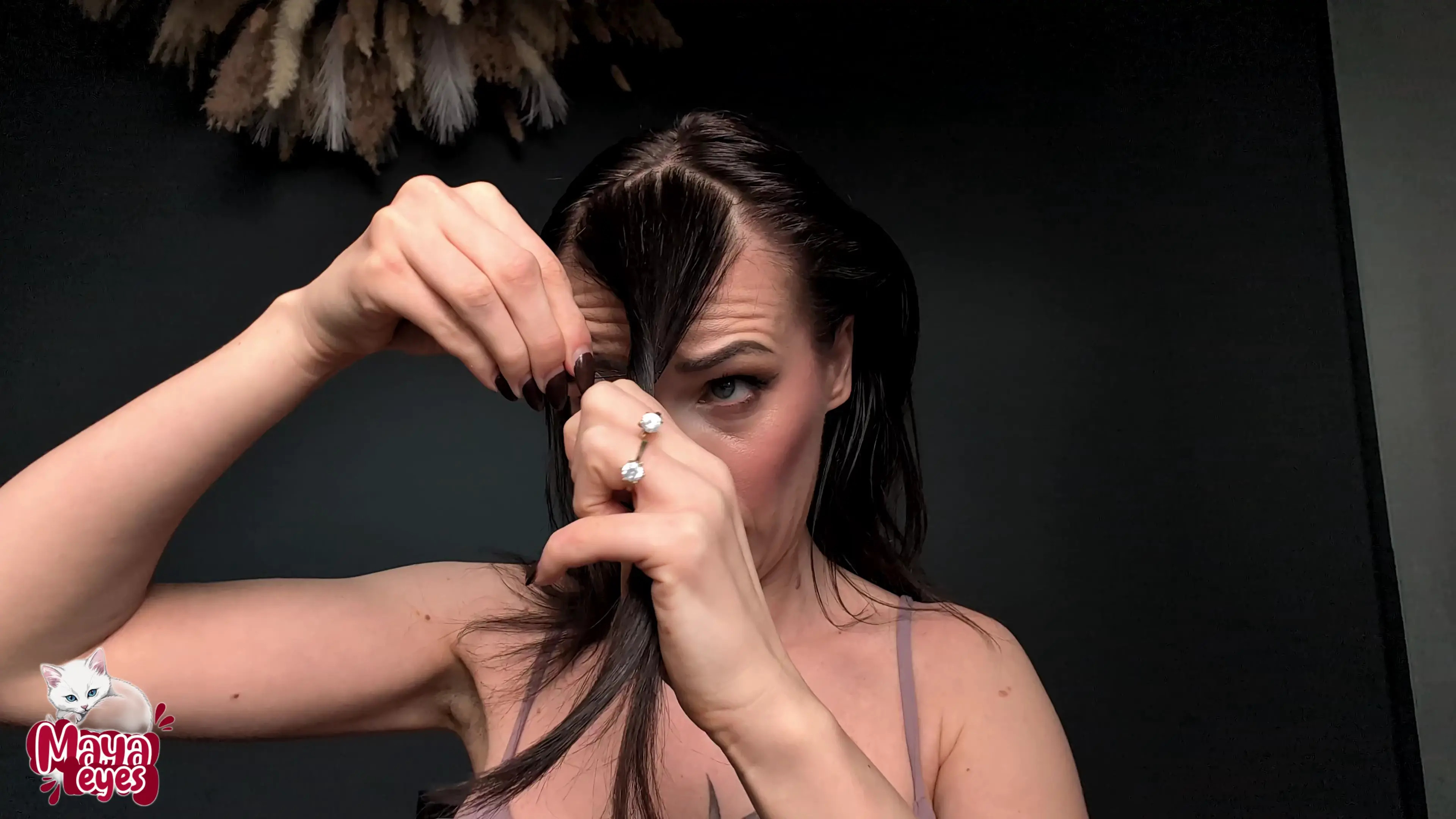 Exclusive Leak: Mayaeyes - Easy Hairstyle - Stream in FullHD | Hotleakxxx.com