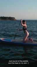 Luna and Sage - Searching for a private spot | Sunset Date - Real Couple