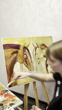 Lovellymolly - I'm painting my new painting