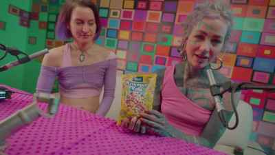 Anuskatzz - Anuskatzz and Miss Flora eating crispy rice - ASMR