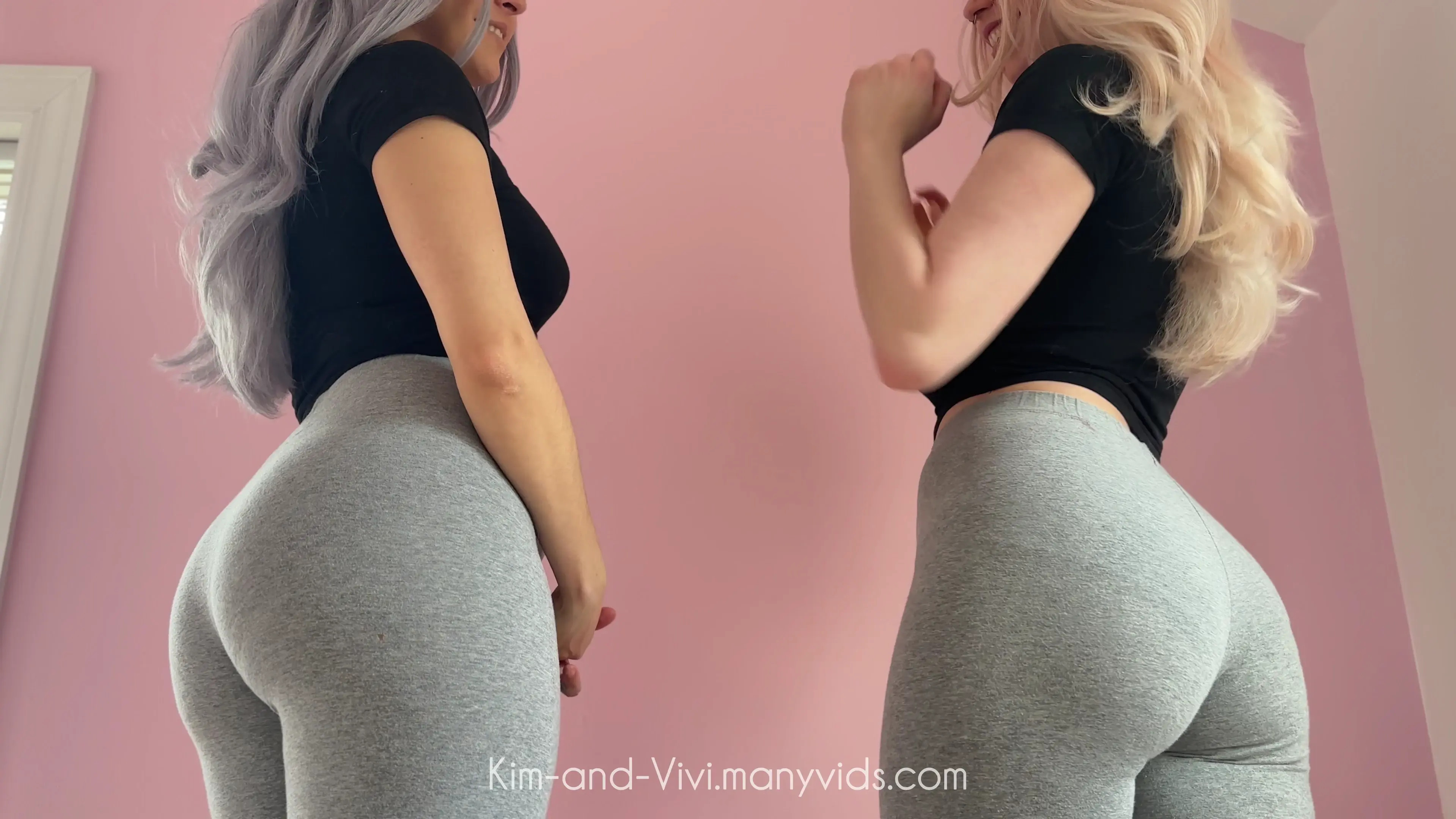 Exclusive Leak: Kim and Vivi - Booty Battles: Yoga Pants Face-Off Rock Paper Scissors - Stream in FullHD | Hotleakxxx.com