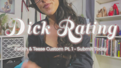 Miss Olivia Black - Pt. 1 Dick Rating Fetish Custom Preview