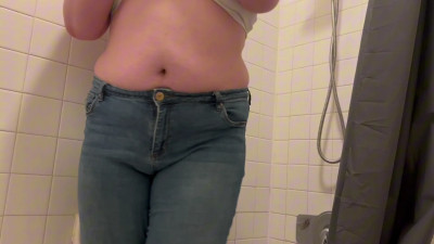 spacedykensfw - Desperation, wetting, and cumming in my piss-soaked jeans