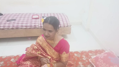 Horny Indian Couple - Sexy Indian Wife Seduced By Her Husband On Wedding Night Sex