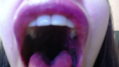 Amie_e - full burping and   uvula