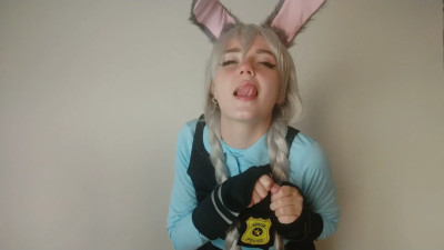 Lil cosplay slut - Zootopia - Judy Hopps  cosplay Teaser