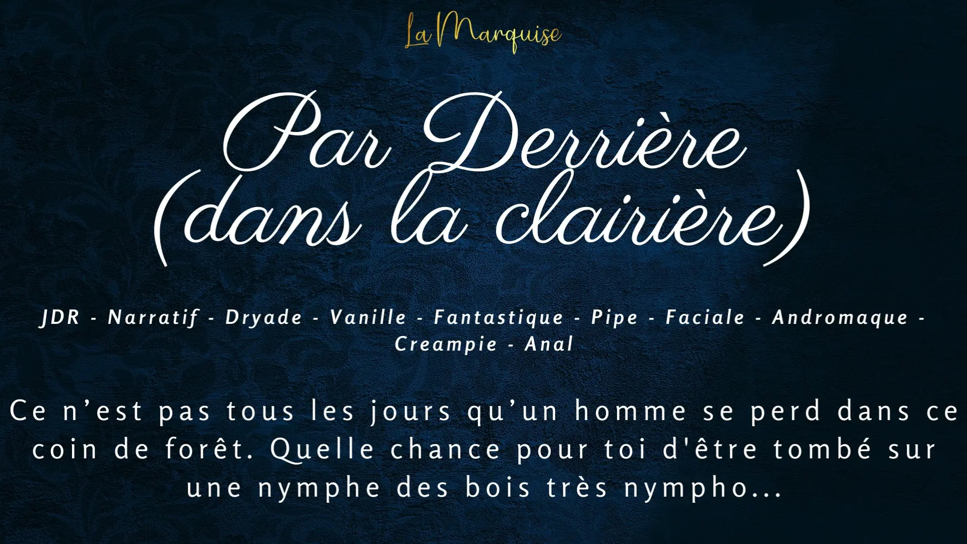 Exclusive Leak: MadameLaMarquise - Par Derrière dans la Clairière - French anal creampie - Stream in FullHD | Hotleakxxx.com