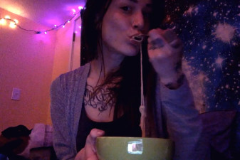 sneezequeenx - old content: eating ramen 2015