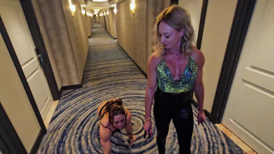 FitwifeJewels - Cum Walk .. 2 huge loads of Cum on my Slut