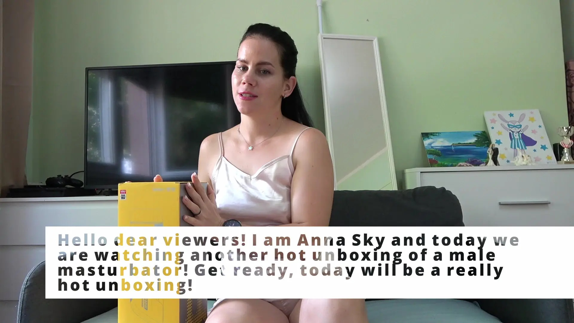 Exclusive Leak: Anna_Sky - Anna unpacks and reviews pussy masturbator - Stream in FullHD | Hotleakxxx.com