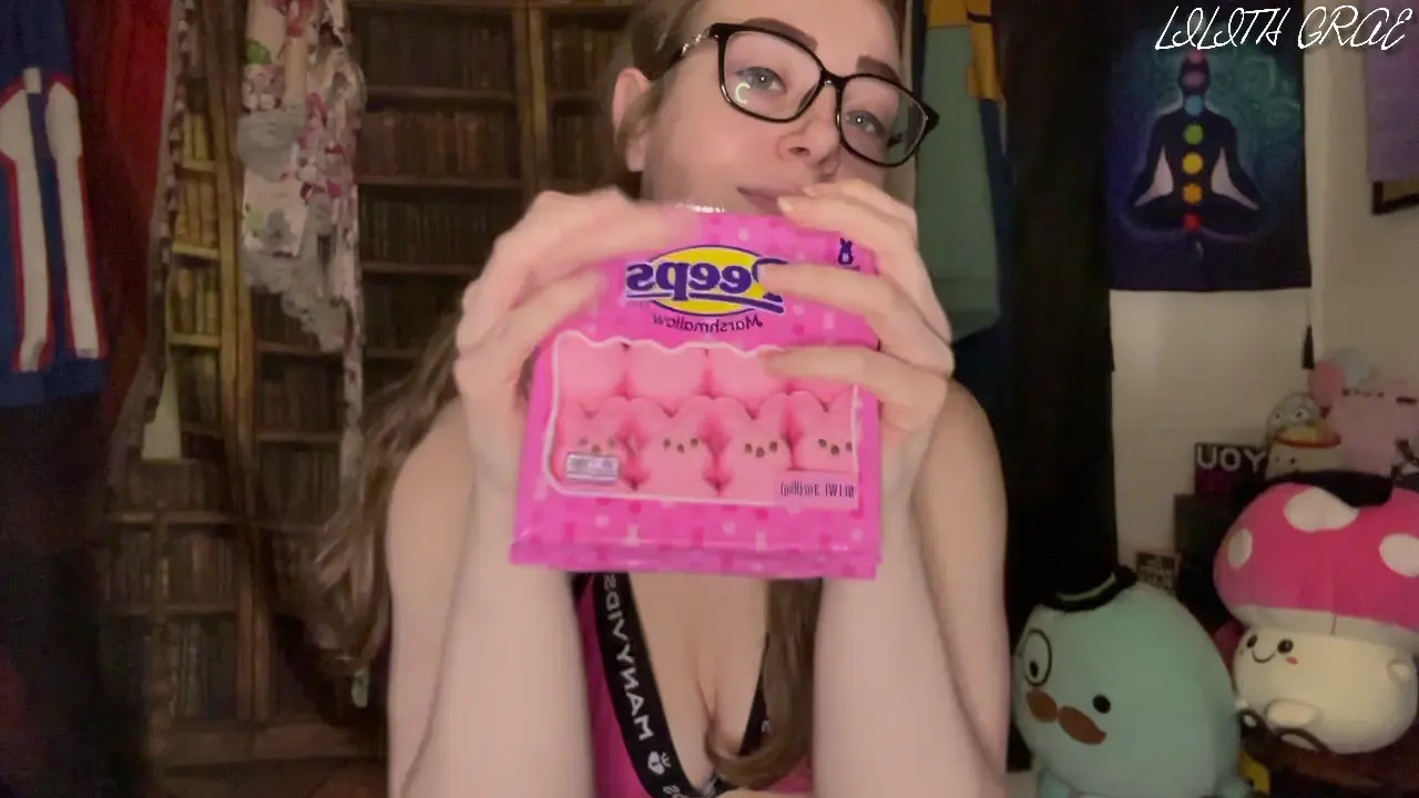Exclusive Leak: Lilith Grae - Free ASMR SFW Opening and Eating Pink Peeps for Easter HD - Stream in FullHD | Hotleakxxx.com