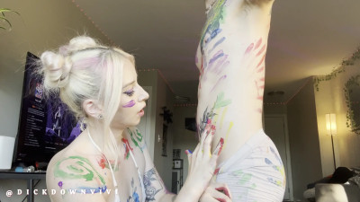 DickDownViVi - Finger Paint Friday
