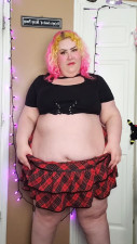 Cherry VonTease - Hairy BBW isn't Wearing Panties