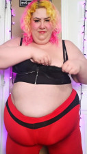 Cherry VonTease - Leggings Strip Tease