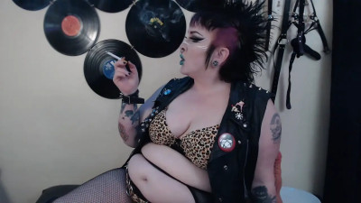 Miss Vaga - FREE Mohawk Punk Femdom Smoking