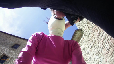 LauraOnHeels - Outdoor blowjob and oral creampie